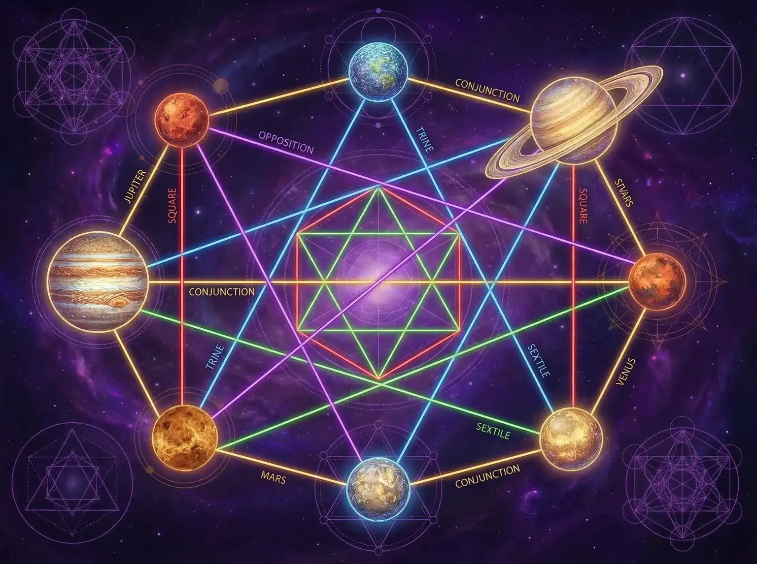 行星相位解读 - 秦嘉倪视频 | 占星学进阶