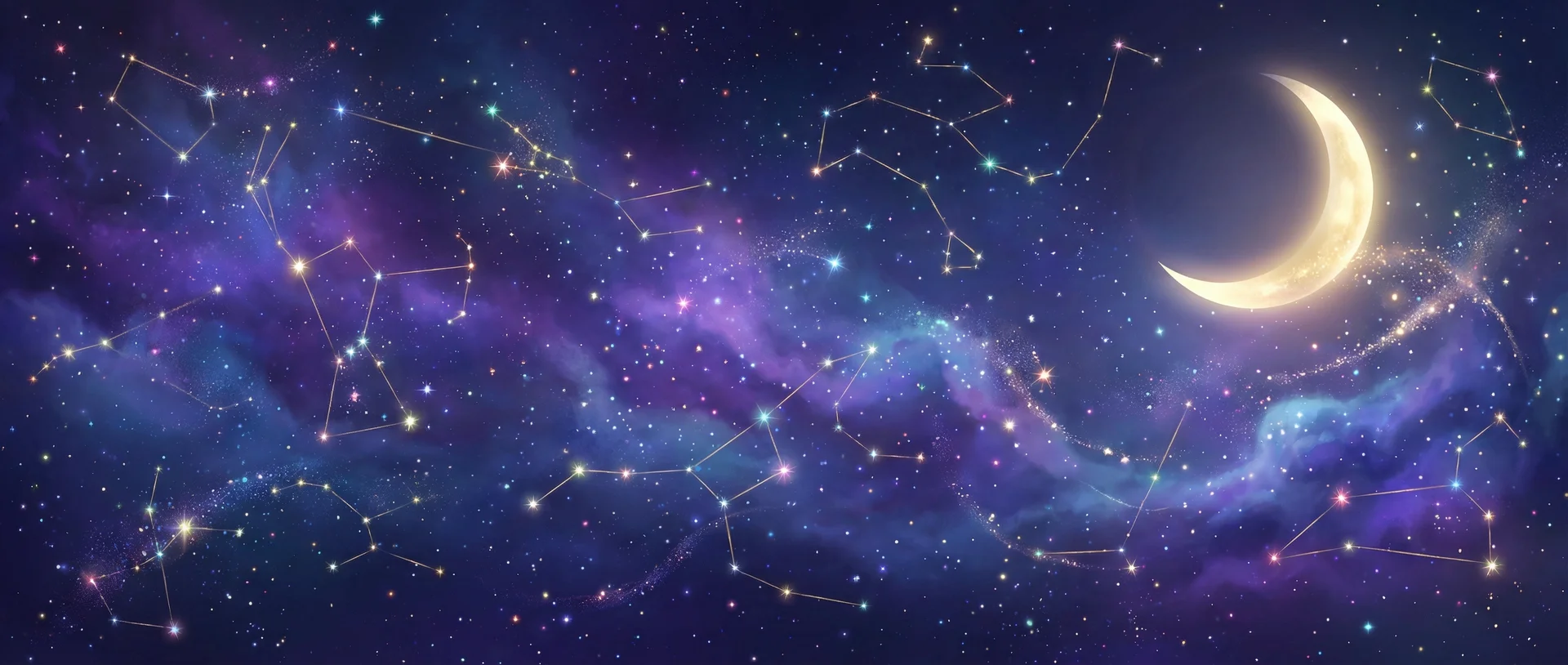 星空背景 - 秦嘉倪视频 | 每日星座运势与塔罗占卜